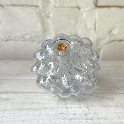 Antique Grape-Shaped Glass Container