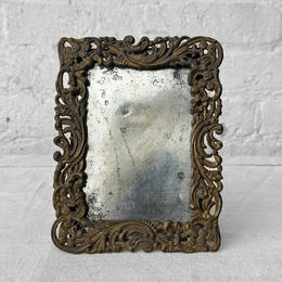 19th Century Reticulated Gilded Silver Picture Frame (#62)