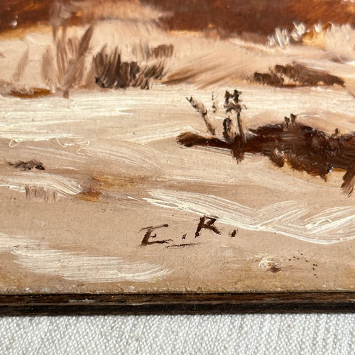 Evert Rabbers Landscape Painting (2364)