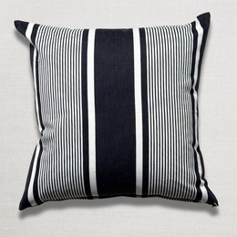 Custom 19th-century French Ticking Pillow (#3-32)