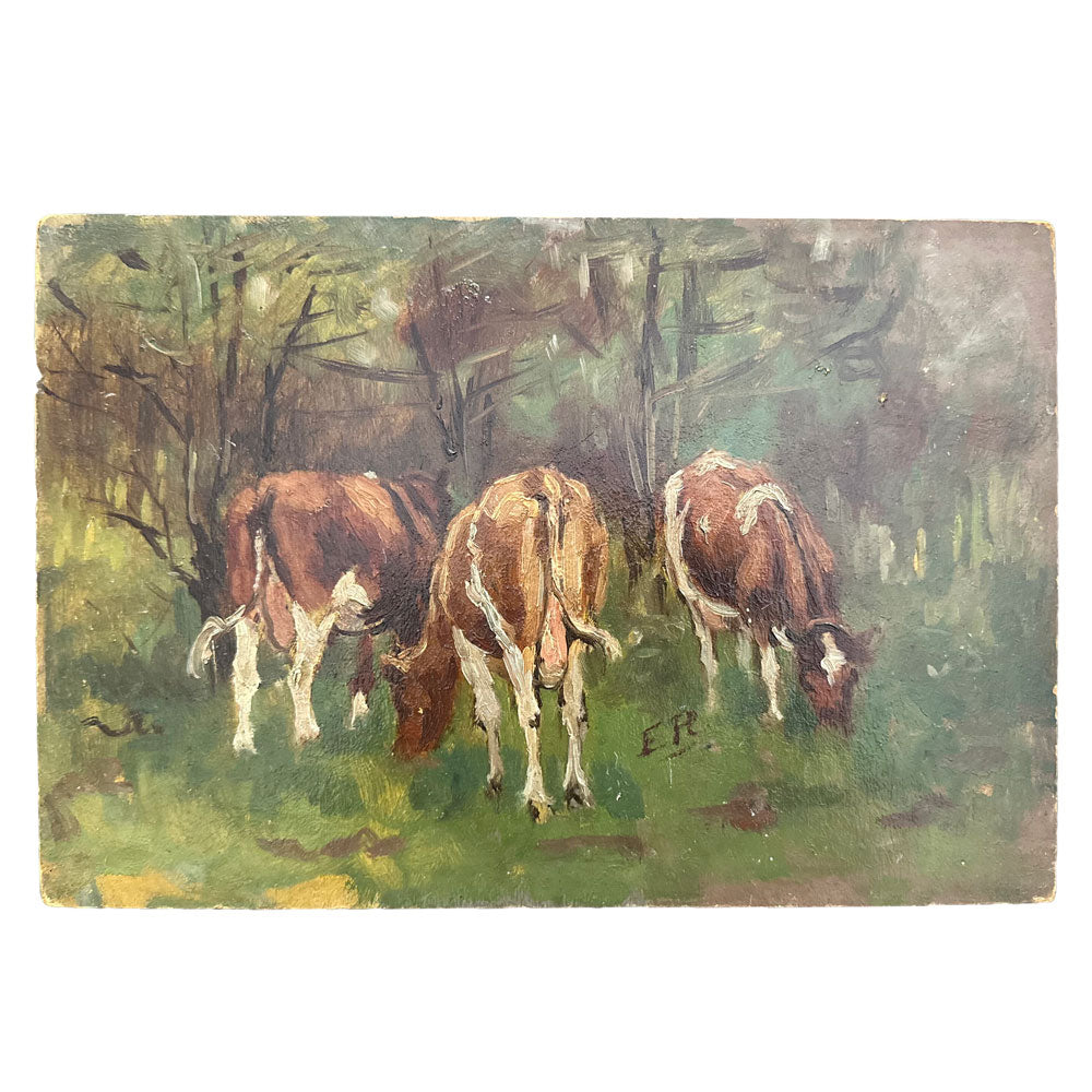 Evert Rabbers Landscape Painting (2366)