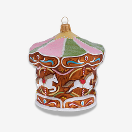 Gingerbread Merry Go Round Ornament