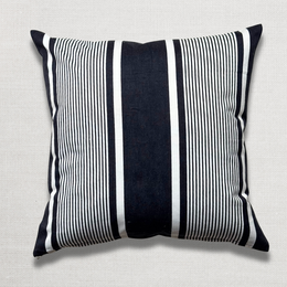 Custom 19th-century French Ticking Pillow (#3-33)