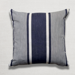 Custom 19th-century French Ticking Pillow (#3-34)