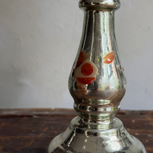 19th-century Mercury Glass Candle Holder (#10-6)