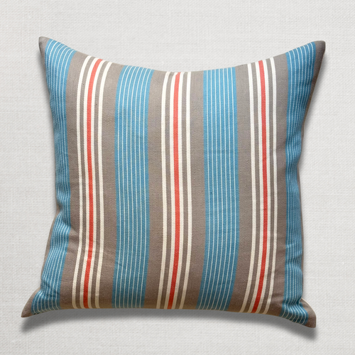 Custom 19th Century French Ticking Pillow (#5)