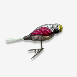 Nostalgic Small Clip-on Parrot Ornament