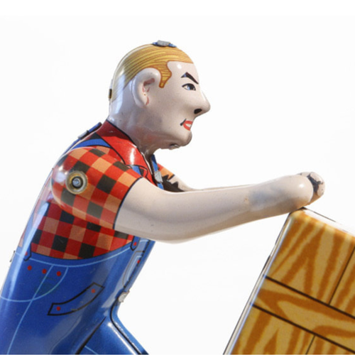 Wind-Up Tin Docker Rocker a Box
