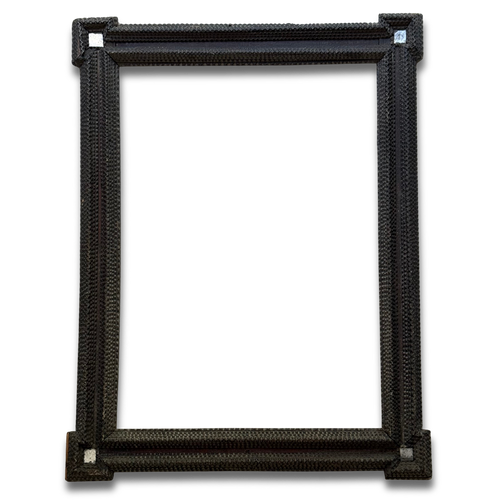 Early 20th-century French Tramp Art Frame