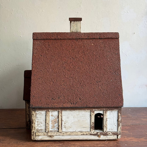Antique Tudor Revival Style Bird House
