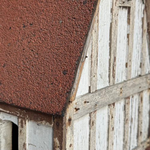 Antique Tudor Revival Style Bird House