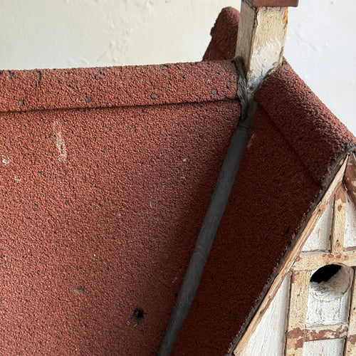 Antique Tudor Revival Style Bird House