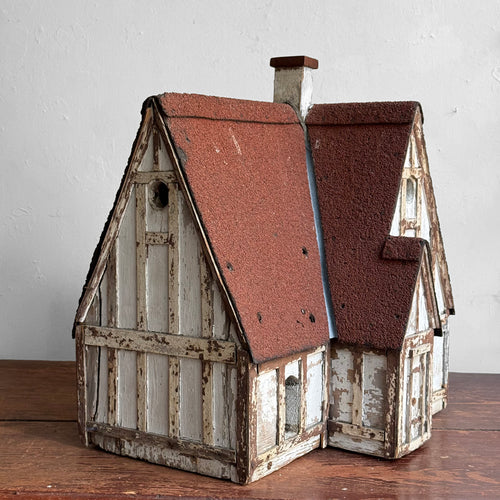 Antique Tudor Revival Style Bird House