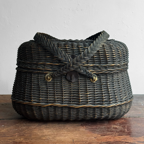 19th-Century French Market Basket (#6)