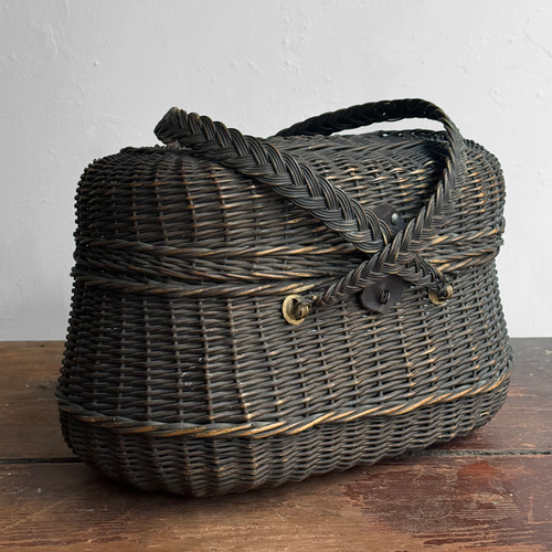 19th-Century French Market Basket (#6)