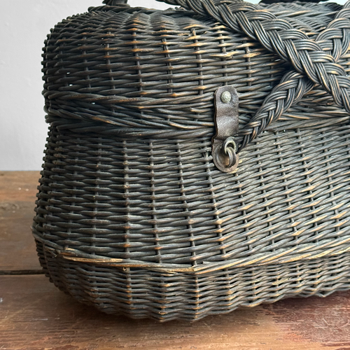 19th-Century French Market Basket (#6)