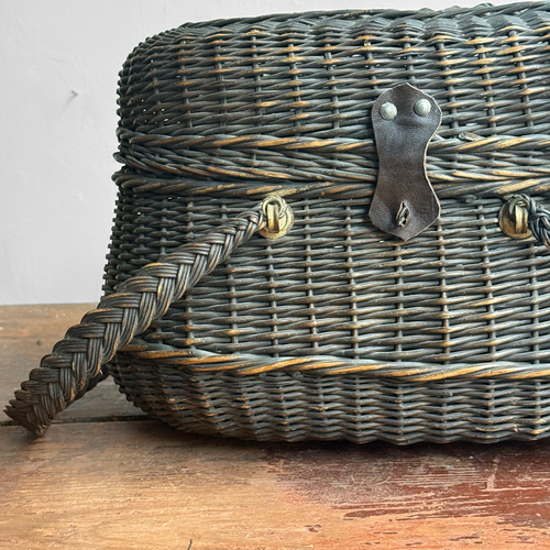 19th-Century French Market Basket (#6)