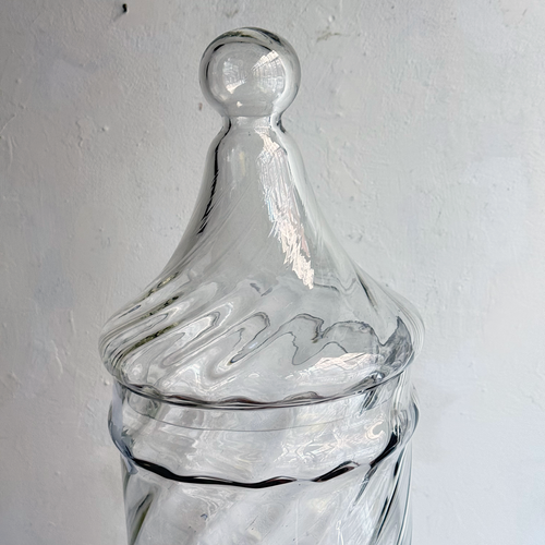 Large 19th-century French Lidded Jar (17D)