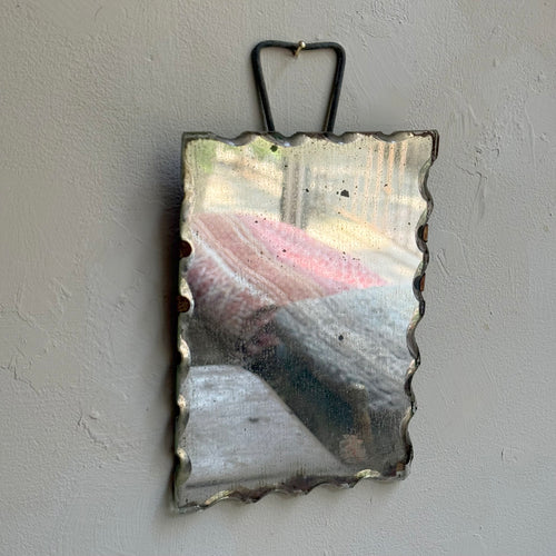 19th-century Small Shaving Mirror #6