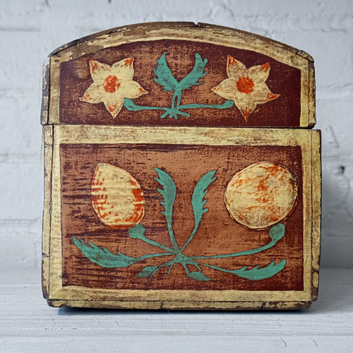 Small 18th-century French Painted Trunk