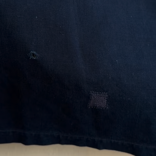 19th-century French Indigo Smock (#S-06)