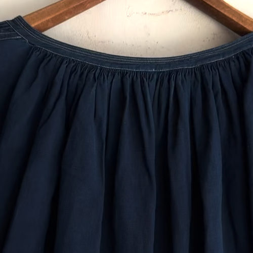 19th-century French Indigo Smock (#S-06)