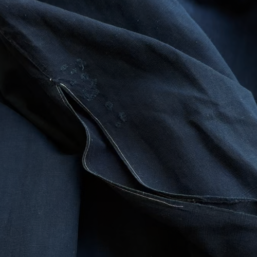 19th-century French Indigo Smock (#S-06)