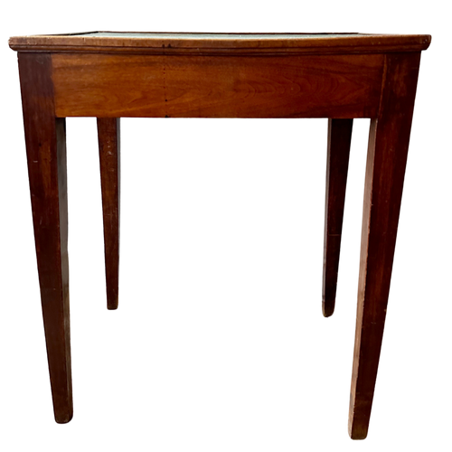 19th Century Antique Table with Felted Top