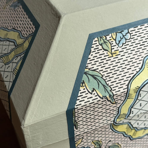 Antoinette Poisson Large Wedding Box in "Rubans & Oiseaux Colors" No. 54A