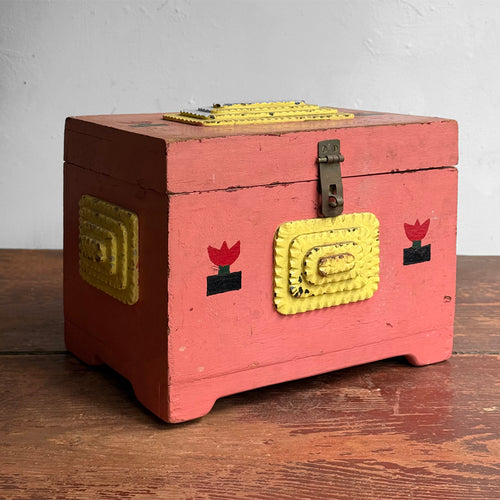 Pink Tramp Art Box