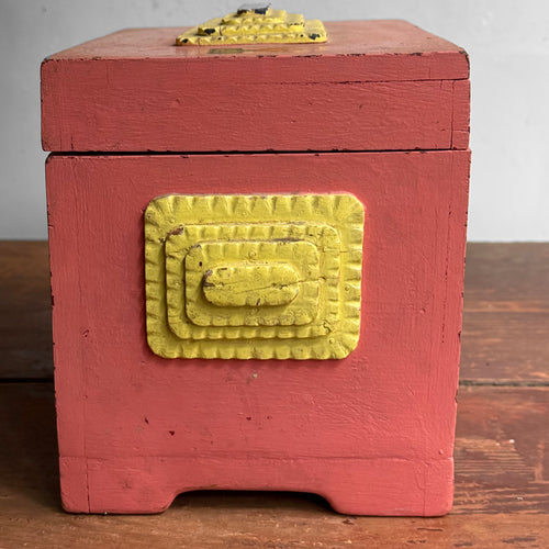 Pink Tramp Art Box