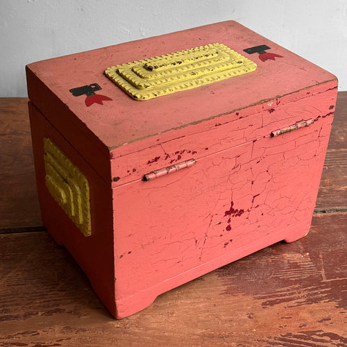 Pink Tramp Art Box