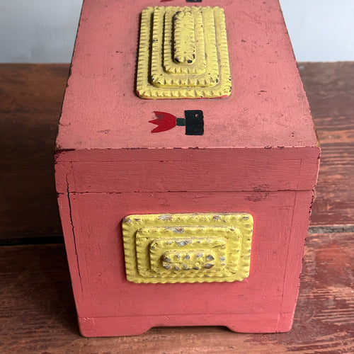 Pink Tramp Art Box