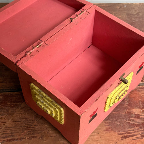Pink Tramp Art Box
