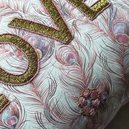 CSAO "Love" Embroidered Cushion CC06