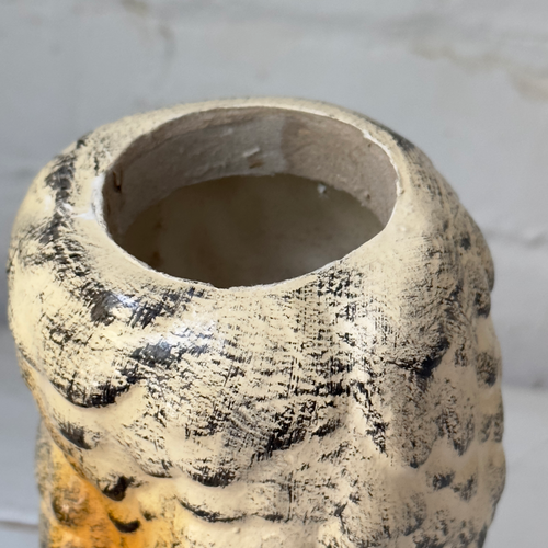 Nostalgic Papier-Mâché White Owl Candy Box
