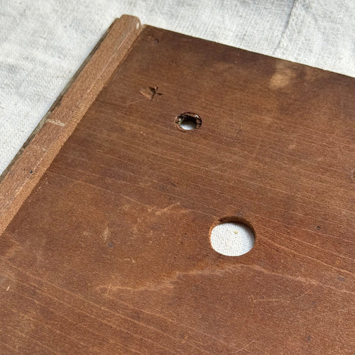 19th-century Wooden Clock Face (#6)