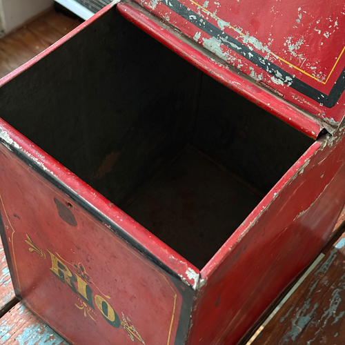 Antique “Rio” Tin Container