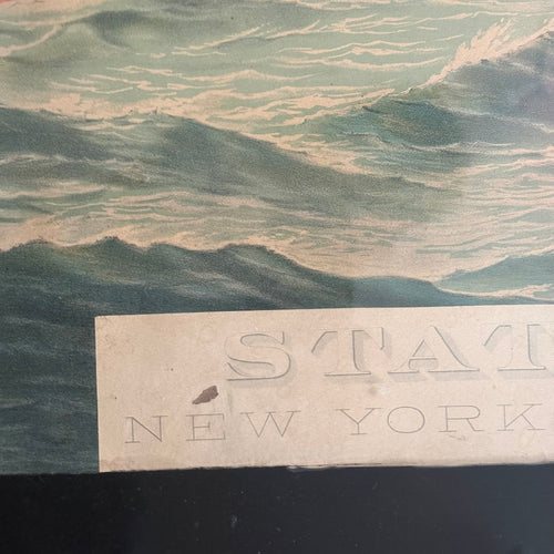 Framed 19th-century  Ship Chromolithograph Print