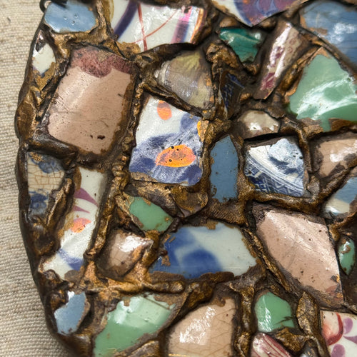 20th-century American Shardware Memory Plate #3