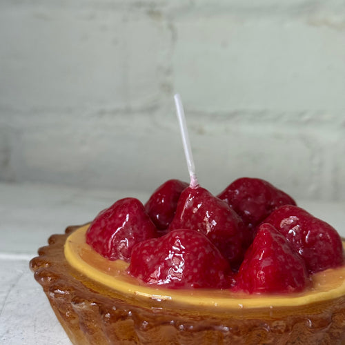 Tarte aux fraises Strawberry Tart Candle
