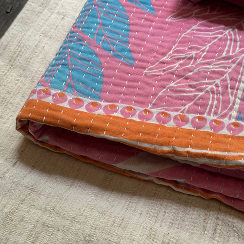 Vintage Sari Double Bedcover (#07-06)