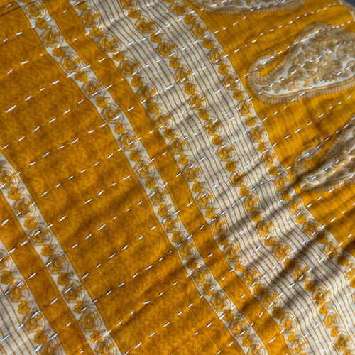 Vintage Sari Double Bedcover (#07-06)