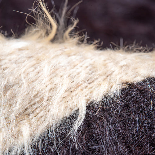 4’ 2” x 5’ 4” Vintage Angora Rug
