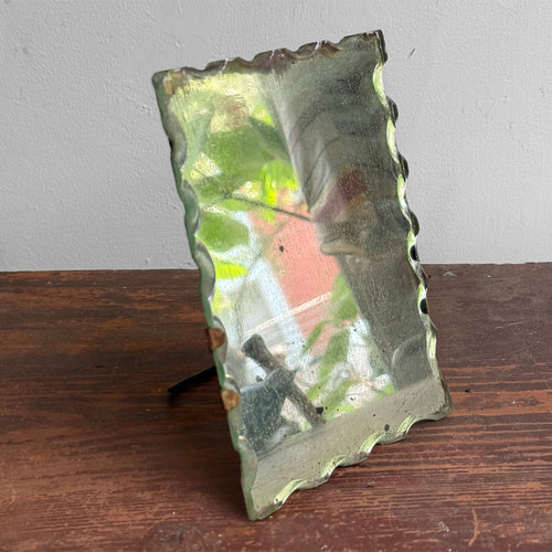 19th-century Small Shaving Mirror #6