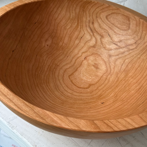 Spencer Peterman Cherry Wood 13" Round Bowl (#4-6)