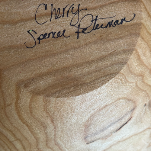 Spencer Peterman Cherry Wood 13" Round Bowl (#4-6)