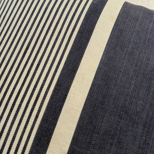 Custom 19th-century French Ticking Pillow (#4-03)