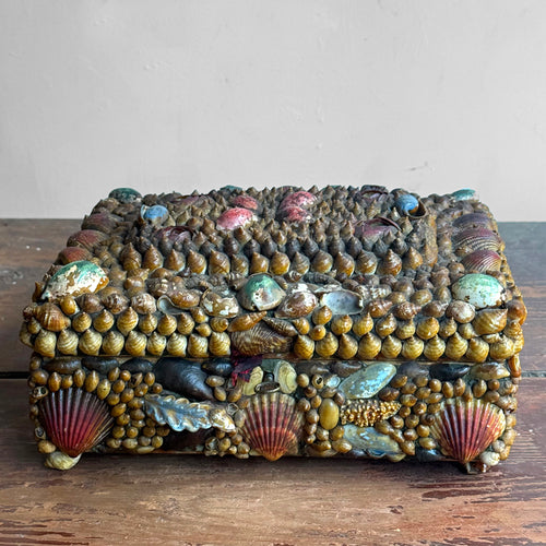 Vintage Victorian Shell Box