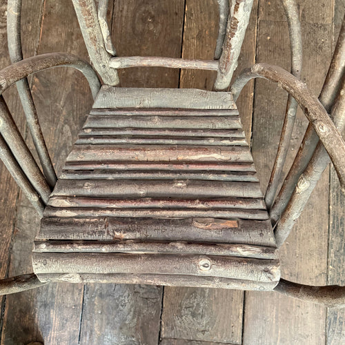 19th-Century French Folk Twig Chair